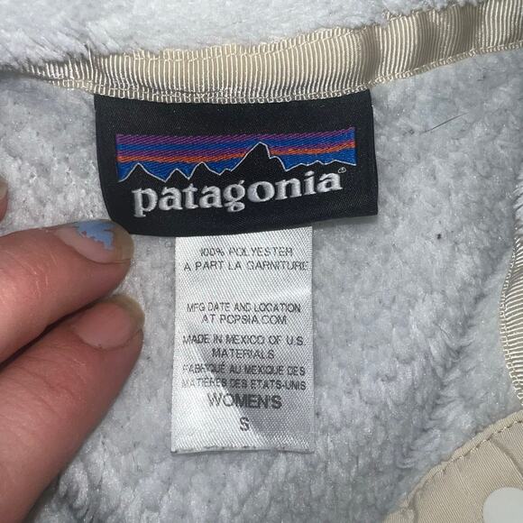 Patagonia Soft Mock Neck T-Snap Re-tool PolarTec Long Sleeve Pullover Size Small - Picture 7 of 10